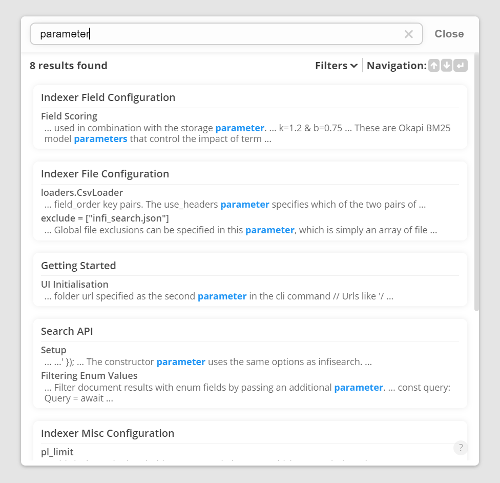 Preview of light theme